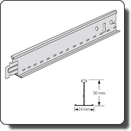 Álmennyezeti fióktartó 120 cm T24  Armstrong NT+
