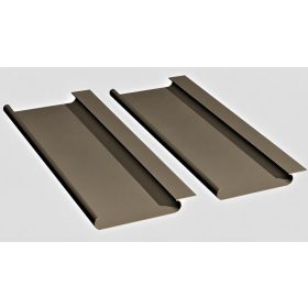   Sávos álmennyezet lap 134 mm. széles lekerekített éllel zárt