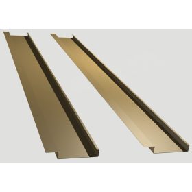 Zárt sávos álmennyezet lap 80 mm. széles sarkos éllel