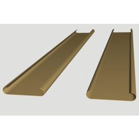 Sávos álmennyezet lap 84 mm. széles lekerekített éllel