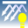 Álmennyezeti lap fényvisszaverési érték ikonja